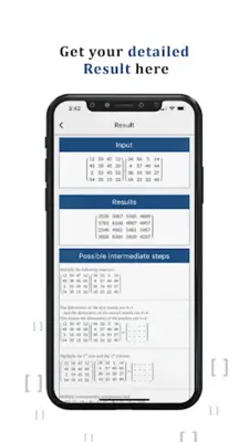 Matrix Calculator (Algebra) android App screenshot 0